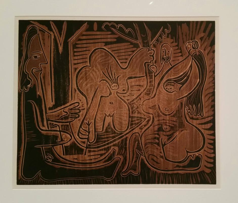 Le déjeuner sur l'herbe - Picasso height=