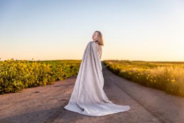 Statuesque in the plain
